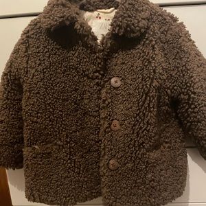 Baby girl Sherpa coat 🧥 extra thick